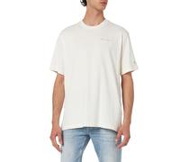 Champion Herren Rochester 1919 Eco Future-Circular Recycled Cotton S/L T-Shirt, Cremeweiß, Medium