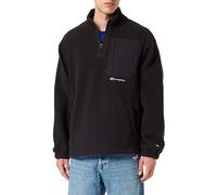 Champion Herren Rochester 1919 Eco Future Recycled Polar Half Zip Sweatshirt, Nero, L
