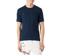 Champion Herren Rochester 1919 Logo Crewneck S-s T-Shirt, Marineblau (Eco-Future), XL