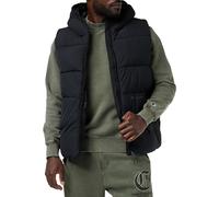 Champion Herren Rochester 1919 Outdoor Hooded S-L Gepolsterte Weste, Nero, XL