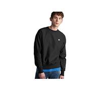 Champion Herren Rundhalsausschnitt, Umgekehrtes Gewebe, Schweres Fleece Sweatshirt, schwarz, Mittel