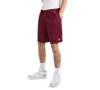 Champion Herren Shorts Lange Netz-shorts mit Taschen, Bordeauxrot, S