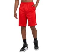 Champion Herren Shorts Lange Netz-shorts mit Taschen, Crimson, XL