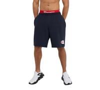 Champion Herren, Lightweight Lounge, Casual Jersey Knit Men's, Weekend (Reg. Or Big & Tall) Shorts, Marineblaues C-Logo, Large Hoch