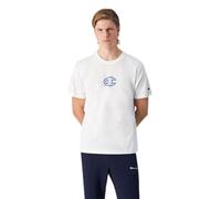 Champion Herren SS Tee T-Shirt, Weiß (Ww001), L