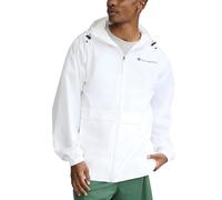 Champion Herren, Stadium Full-Zip, Wind, Water Resistant Jacket for Men Jacke, Weiß, Größe S - kleines Schrift-Logo, XXL