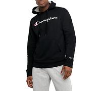 Champion Herren Sweatshirt Graphic Powerblend Fleece Hood, Schwarz-champion Script, XL
