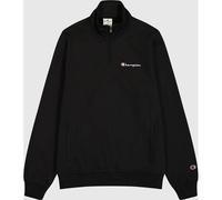 Langarmshirt CHAMPION "Half Zip Sweatshirt" Gr. M (48/50), schwarz (nbk) Herren Shirts (74959156-M) nbk