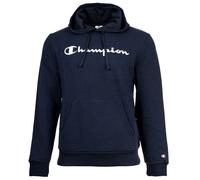 Kapuzensweatshirt CHAMPION "BASICS Fleece Hoodie Large Logo", Herren, Gr. L (52/54), nny, ns, Obermaterial: 55% Baumwolle, 45% Polyester, Sweatshirts (22074556-L) nny, ns