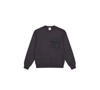 Champion Herren Legacy C-tech (220406) -Soft Compact Poly Fleece Pocket Crewneck Sweatshirt, Schwarz (ES503), S