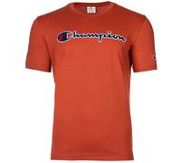 Champion Herren T-Shirt - CML Champion Logo, Rundhals, Baumwolle, einfarbig Rot M