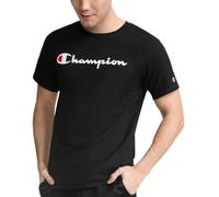 Champion Herren T-Shirt, klassisches Baumwoll-T-Shirt, Rundhalsausschnitt T-Shirt, Herren mittelschweres T-Shirt, Script Logo, Schwarze Schrift, 3X-Large Gro