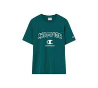 Champion T-Shirt Graphic Tee Herren Grün Gr. L 100% Baumwolle Rundhals Kurzarm