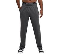 Champion Herrenhose, leichte Loungehose mit offenem Saum, Jersey-Hose (Reg. oder groß und groß), Granite Heather C Patch Logo, Medium