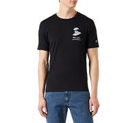 Champion Homme Rochester 1919 Graphic Gallery Crewneck S-s T shirt, Noir, M EU