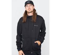Champion - Hooded Full Zip Black Beauty - Zipper - Schwarz - S - 70% Baumwolle, 30% Polyester,Schweiß Schwarz S