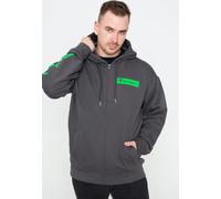 Champion - Hooded Full Zip Forged Iron - Zipper - Grau - S - 70% Baumwolle, 30% Polyester Grau S