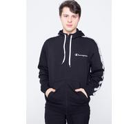 Champion - Hooded Full Zip NBK - Zipper - Schwarz - S - 100% Baumwolle Schwarz S