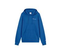 Champion Herren Hoodie - Hooded Sweatshirt, Pullover, kleines Logo, Kapuze, einfarbig M Blau