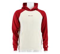 Champion Hoodie American Classic Small Logo (gefüttert) beige/rot Jungen, Größe 152