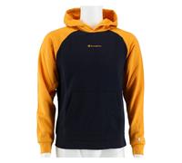 Champion Hoodie American Classic Small Logo (gefüttert) navyblau/gelb Jungen, Größe 164