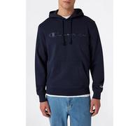 Kapuzensweatshirt CHAMPION "ICONS TONAL Terry Hoodie with Big Logo", Herren, Gr. XXL, nny, Obermaterial: 70% Baumwolle, 30% Polyester, Sweatshirts, für sportliche Aktivitäten, sportlicher Stil, mit Ka