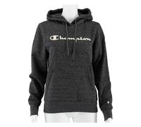 Champion Hoodie Sweatshirt Big Logo Print (gefüttert) dunkelgrau Damen, Größe S