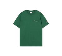 CHAMPION Icons Herren T-Shirt mit kleinem gesticktem Logo Grün, M
