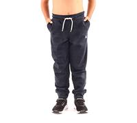 Champion Jungen American Classics- C-logo Rib Cuff Trainingshose, Blu Marino, 13-14 Jahre