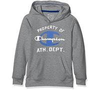Champion Jungen Hooded Kapuzensweatshirt, Graphite Melange, S, 304295_F16