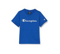 Champion Jungen Legacy American Classics-Logo S/S T-Shirt, Kobaltblau, 5-6 Jahre