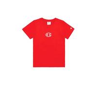 Champion Jungen Legacy Boy - Graphic Crewneck T-Shirt with Large Logo T-Shirt, Red (RS011),