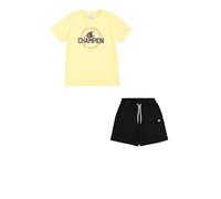 Champion Jungen Legacy Boy-Graphic Crewneck with Logo Set, Gelb (YS143), 13-14 Jahre