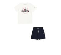 Champion Jungen Legacy Boy-Graphic Crewneck with Logo Set, Weiß (WW001), 15-16 Jahre