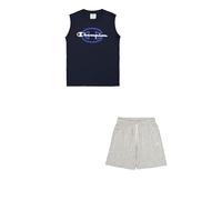 Champion Jungen Legacy Boy-Graphic Sleeveless Crewneck Set, Blue (BS501), 134