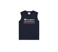 Champion Jungen Legacy Boy - Graphic Sleeveless Crewneck T-Shirt with Large Logo Tanktop, Blue (BS501),