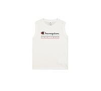 Champion Jungen Legacy Boy - Graphic Sleeveless Crewneck T-Shirt with Large Logo Tanktop, White (WW001),