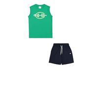 Champion Jungen Legacy Boy-Graphic Sleeveless Crewneck with Large Print Set, Green (GS130), 146