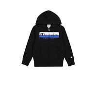 Champion Jungen Legacy Graphic Shop B (306839) - Ultra-Light Soft Compact Powerblend Fleece Full-Zip Hooded Sweatshirt, Nero,