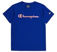 Champion Jungen Legacy Modern Basket B-Quick-Dry Micromesh Logo S/S Crewneck T-Shirt, dunkelblau, 11-12 Jahre