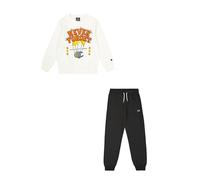 Champion Jungen Legacy Play With Graphics B (306914) - Ultra-light Soft Compact Powerblend Fleece Crewneck Trainingsanzug Kinder, Rosa (WW003), 11 Jahre EU