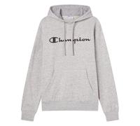 CHAMPION Kapuzen-Sweatshirt für Herren mit Script-Logo Hellgrau, M
