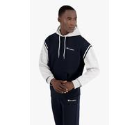 Champion Kapuzenpullover (Baumwoll-Hoodie) kontrastfarben mit kleinem Logo navyblau Herren, Größe XL