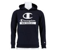 Champion Kapuzenpullover (Fleece Baumwoll-Hoodie) mit New York-Logo navyblau Jungen, Größe 164