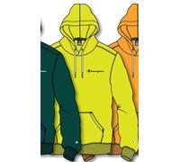 Champion Kapuzenpullover (gefütteter Baumwoll-Hoodie) American Classic kleines Logo lime Herren, Größe M