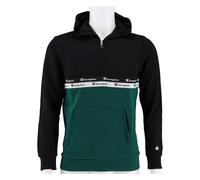 Champion Kapuzenpullover Half Zip (Hoodie) American Tape schwarz/grün Jungen, Größe 152