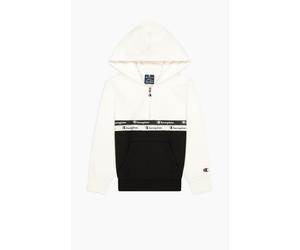 Champion Kapuzenpullover Half Zip (Hoodie) American Tape weiss/schwarz Jungen, Größe 152