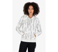 Champion Kapuzenpullover (Hoodie) American Classic Graphic Logo Schriftzug weiss Damen, Größe M