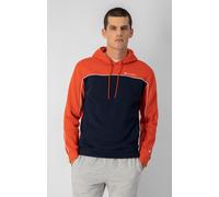 Champion Kapuzenpullover (Hoodie) aus Baumwollfleece in Farbblockoptik rot/dunkelblau Herren, Größe XL