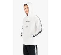 Champion Kapuzenpullover (Hoodie) aus Baumwollfrottee mit doppeltem Logopaspel weiss Herren, Größe XL